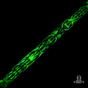 Green base, black