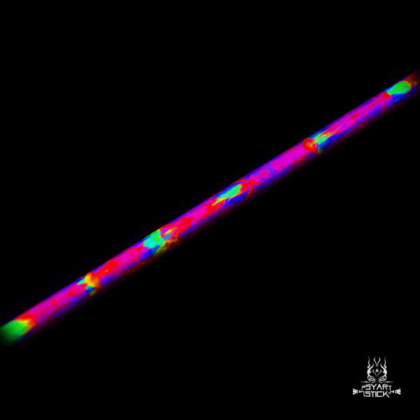 White base, pink, orange and yellow - Image 2